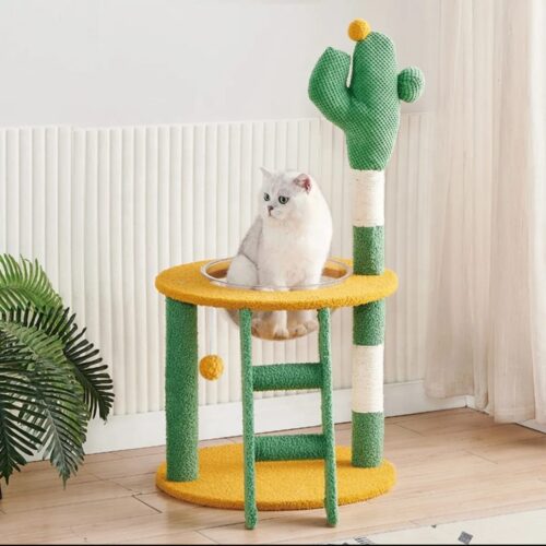 Alternative view of Rascador Premium Cactus Verde/Amarillo