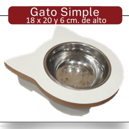 Alternative view of Comedero Gato Simple