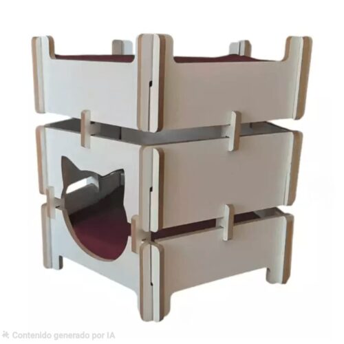 Alternative view of Cucha Escondite Para Gatos Torre