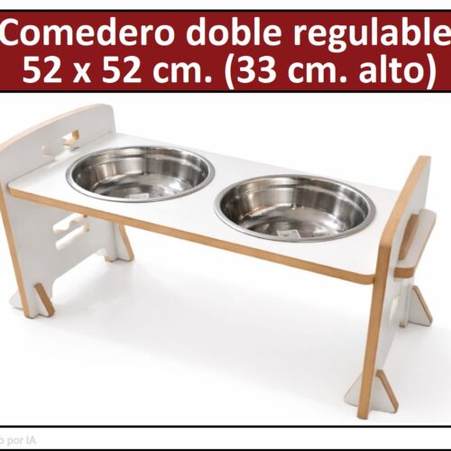 Alternative view of Comedero Doble Regulable