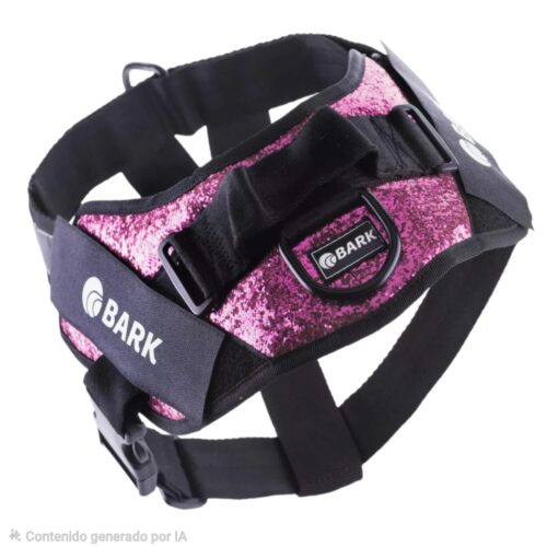 Arnes Bark Anti tirones - Pink Glitter