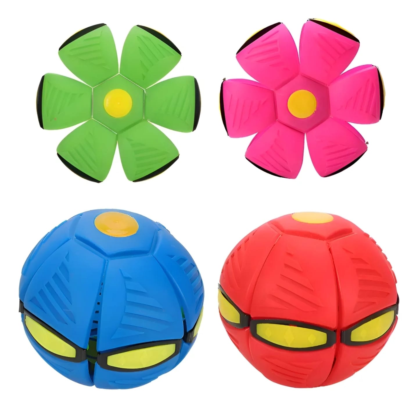 Pelota Voladora Magic Ball Fresbee Saltarina Con Luces