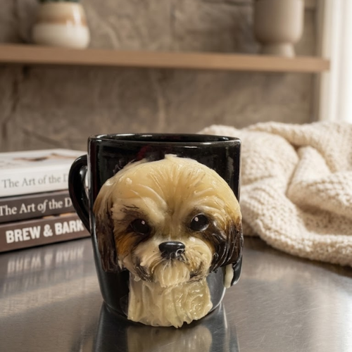 Taza Artesanal 3D "Pet Lover" - Edición Shih Tzu / Lhasa Apso