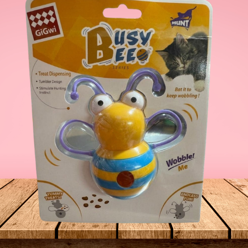 GiGwi Busy Bee - Dispenser de Snacks Interactivo