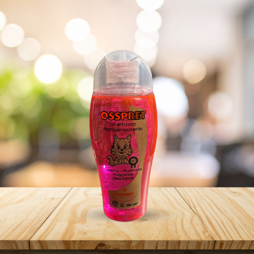 Shampoo Osspret Antiparasitario para Gatos (250ml)