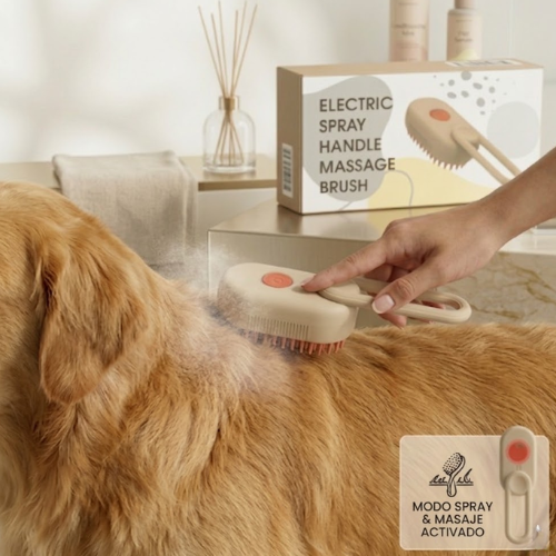 Alternative view of Cepillo Masajeador Eléctrico con Spray
