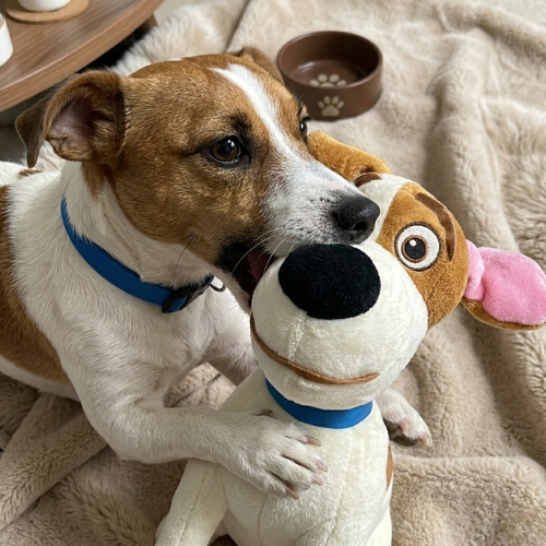 Alternative view of Peluche "Max, el Aventurero"