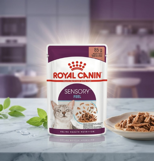 Pouch Royal Canin Sensory Feel Para Gato 85 Gr