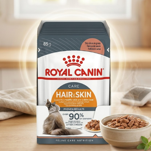 Royal Canin Pouch Hair & Skin 85 Gr