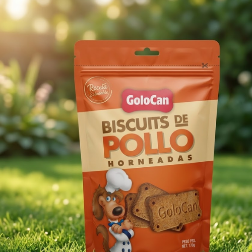 Biscuits Golocan de Pollo Horneado Perro - Golocan500gr