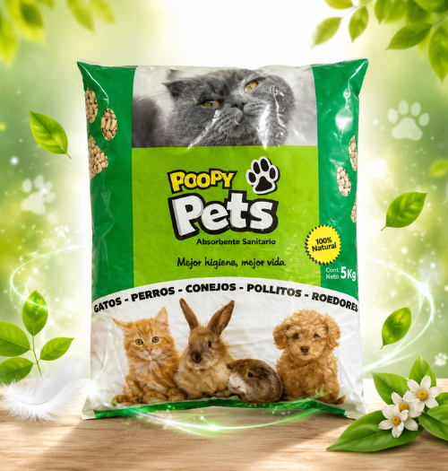 Poopy Pet X 5 Kg Piedras Sanitarias Biodegradables Kangoo Pet