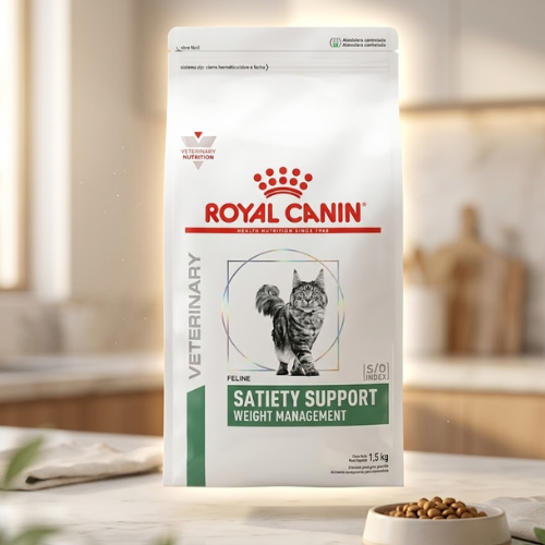 Royal Canin Alimento Seco para Gato Satiety Support Weight Management Feline 1,5kg
